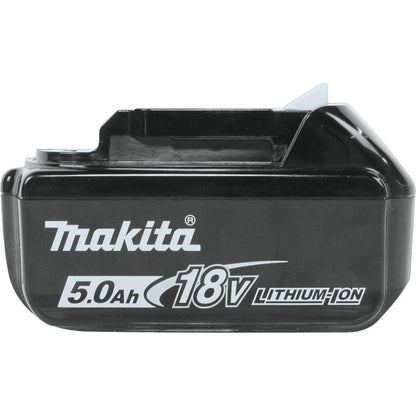 Makita DTM51Z Multi-Tool, 18 V,Blue & 2*Genuine 197280-8 BL1850B 18V 5.0 Ah Li-ion Battery